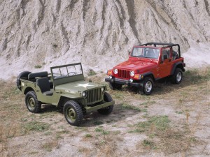 Comparing Jeep Willys and Wrangler