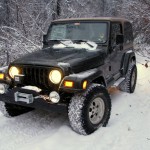 Jeep TJ In The Snow