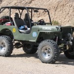 Jeep Willys At Desert